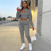 Teonclothingshop Gray / S Women three-piece tracksuit