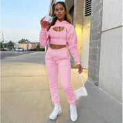 Teonclothingshop Pink / S Women three-piece tracksuit