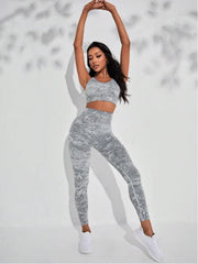 Teonclothingshop Women Yoga Set Workout Sportswear Gym