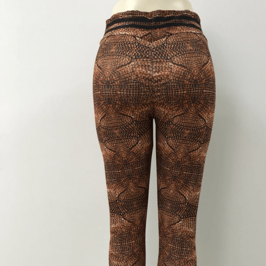 Teonclothingshop Wool printed yoga leggings