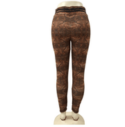 Teonclothingshop Wool printed yoga leggings