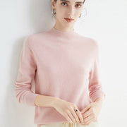 Teonclothingshop Woolen pullover, Women's loose pullover with turtleneck and collar Spring and autumn