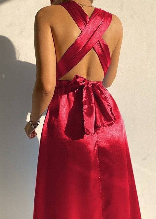 Teonclothingshop Wrap Hips Women Dresses Long Sleeve Female Robe Bodycon Neck